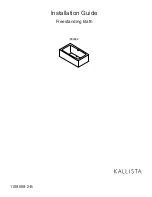 Kallista P50054 Installation Manual preview