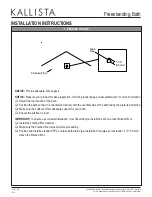 Предварительный просмотр 3 страницы Kallista P50204 Installation Instructions