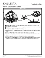 Предварительный просмотр 4 страницы Kallista P50206 Installation Instructions