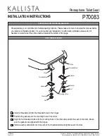 Kallista P70083 Installation Instructions предпросмотр