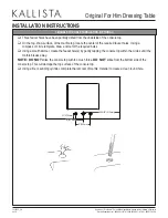 Preview for 4 page of Kallista P73015 Installation Instructions Manual