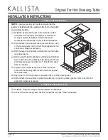 Preview for 5 page of Kallista P73015 Installation Instructions Manual