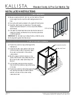 Preview for 3 page of Kallista P73063 Installation Instructions Manual