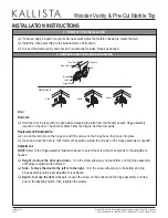 Preview for 5 page of Kallista P73063 Installation Instructions Manual