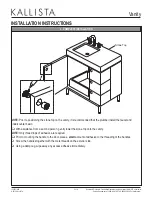 Preview for 5 page of Kallista Vir Stil .75 Installation Instructions Manual