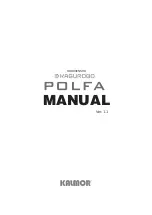 Предварительный просмотр 1 страницы Kalmor Kagurobo Polfa Manual