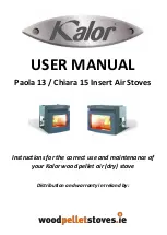 Preview for 1 page of Kalor Chiara 15 User Manual