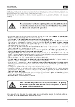 Предварительный просмотр 3 страницы Kalor Paola 13 User Manual