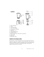 Предварительный просмотр 13 страницы Kalorik BATIDORA DE VASO BL 24242 Operating Instructions Manual