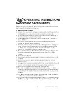 Preview for 2 page of Kalorik BATIDORA DE VASO BL 25280 Operating Instructions Manual