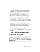 Предварительный просмотр 3 страницы Kalorik BATIDORA DE VASO BL 25280 Operating Instructions Manual