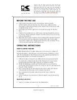 Preview for 6 page of Kalorik BSET 41707 Operating Instructions Manual