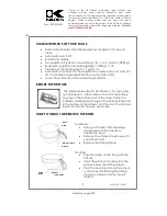 Предварительный просмотр 3 страницы Kalorik Digital kitchen scale withvolume measuring function User Manual