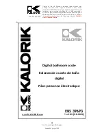 Kalorik EBS 39693 Operating Instructions Manual preview