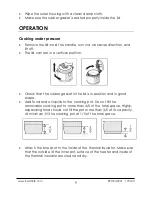 Предварительный просмотр 9 страницы Kalorik EPCK 42941 BK Manual