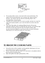 Предварительный просмотр 9 страницы Kalorik FHG 43302 Manual