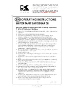 Предварительный просмотр 2 страницы Kalorik FT 42139 Operating Instructions Manual