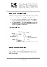 Preview for 4 page of Kalorik JK 31099 Manual