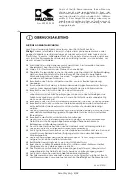 Preview for 4 page of Kalorik KA M 5 Operating Instructions Manual