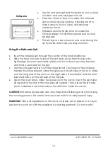 Предварительный просмотр 16 страницы Kalorik MAXX 26 Instruction Manual