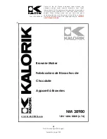 Kalorik NM 38980 Operating Instructions Manual preview