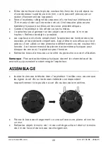 Предварительный просмотр 22 страницы Kalorik RVC 47730 BK Manual