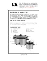 Предварительный просмотр 4 страницы Kalorik SC 37175 Operating Instructions Manual