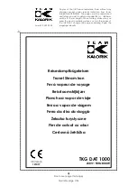 Kalorik TKG DAT 1000 Operating Instructions Manual preview