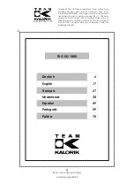 Предварительный просмотр 80 страницы Kalorik TKG DG 1000 Assembly Manual