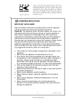 Preview for 9 page of Kalorik TKG SI 1004 Operating Instructions Manual