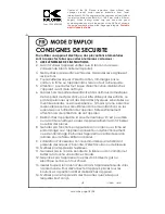 Preview for 18 page of Kalorik TO 39085 Operating Instructions Manual