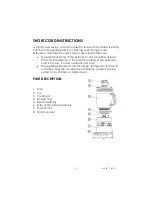 Preview for 4 page of Kalorik USK BL 1 Operating Instructions Manual