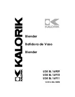 Kalorik USK BL 16911 Operating Instructions Manual предпросмотр