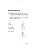 Preview for 4 page of Kalorik USK BL 2 Operating Instructions Manual