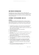 Preview for 5 page of Kalorik USK BL 2 Operating Instructions Manual