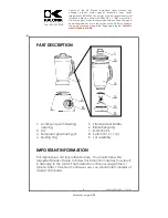 Предварительный просмотр 5 страницы Kalorik USK BL 33029 Operating Instructions Manual