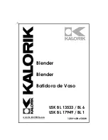 Kalorik USK BL 6 Operating Instructions Manual предпросмотр