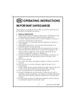 Предварительный просмотр 2 страницы Kalorik USK BL 6 Operating Instructions Manual