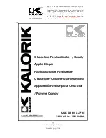 Kalorik USK CHM 36715 Instruction Manual preview