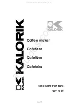 Kalorik USK CM 20903 Operating Instructions Manual preview