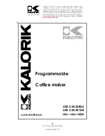 Preview for 1 page of Kalorik USK CM 23826 Operating Instructions Manual