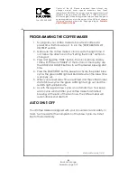 Preview for 7 page of Kalorik USK CM 23826 Operating Instructions Manual