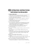 Preview for 2 page of Kalorik USK CMM 1 Operating Instructions Manual