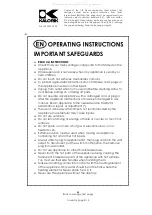 Preview for 3 page of Kalorik USK DG 1 Operating Instructions Manual