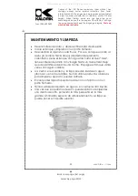 Preview for 30 page of Kalorik USK DG 33761 Operating Instructions Manual