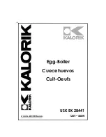 Kalorik USK EK 28441 Operating Instructions Manual preview