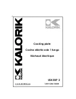 Kalorik USK EKP 2 Operating Instructions Manual preview