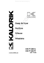 Preview for 1 page of Kalorik USK FT 23816 Operating Instructions Manual