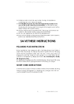 Preview for 3 page of Kalorik USK FT 23816 Operating Instructions Manual