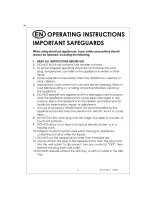 Предварительный просмотр 2 страницы Kalorik USK GR 30156 Operating Instructions Manual